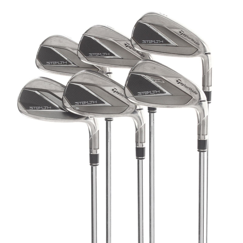 TaylorMade Stealth Steel Mens Right Hand Irons 5-PW Regular - KBS Max Mt