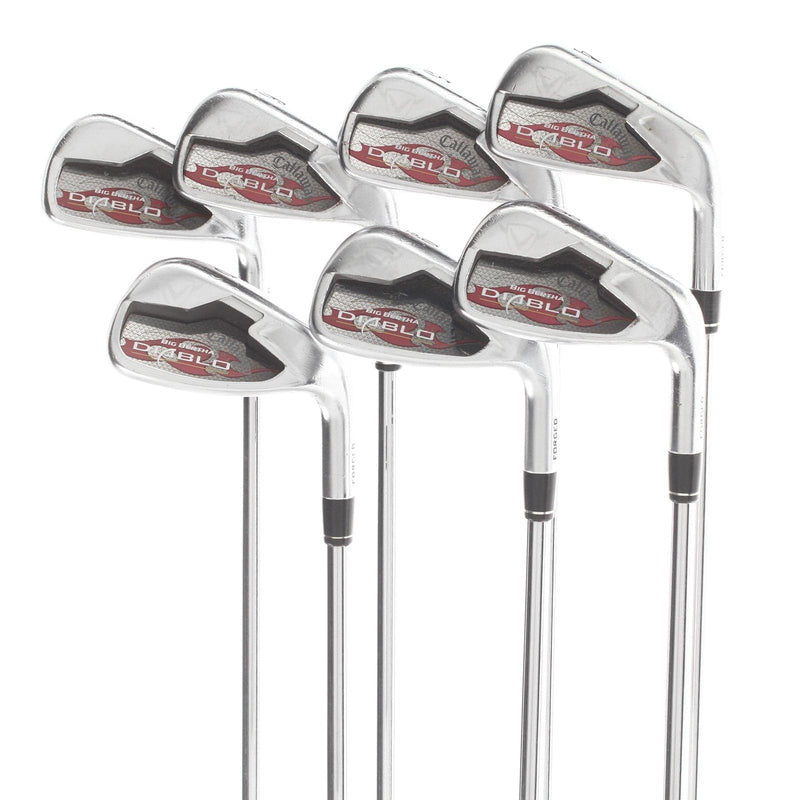 Callaway Big Bertha Diablo Forged Steel Mens Right Hand Irons 4-PW Regular - NS Pro