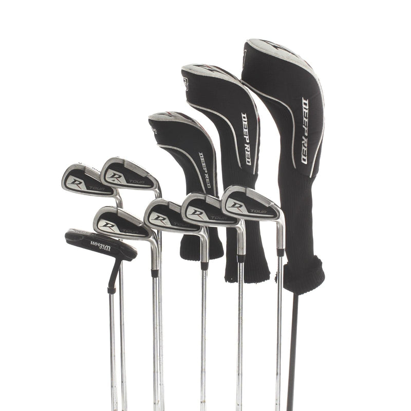 Wilson Deep Red Tour Steel/Graphite Mens Right Hand Package Set 10.5* Regular - Wilson Deep Red