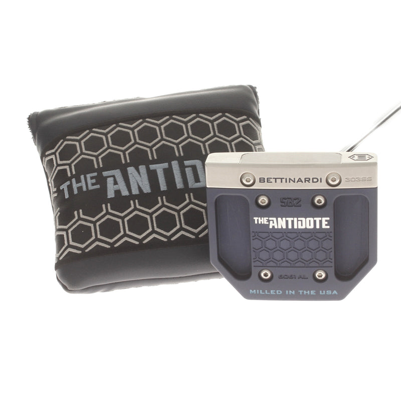 Bettinardi Antidote SB2 Mens Right Hand Putter 33" Mallet Bettinardi - Lamkin Deep etched
