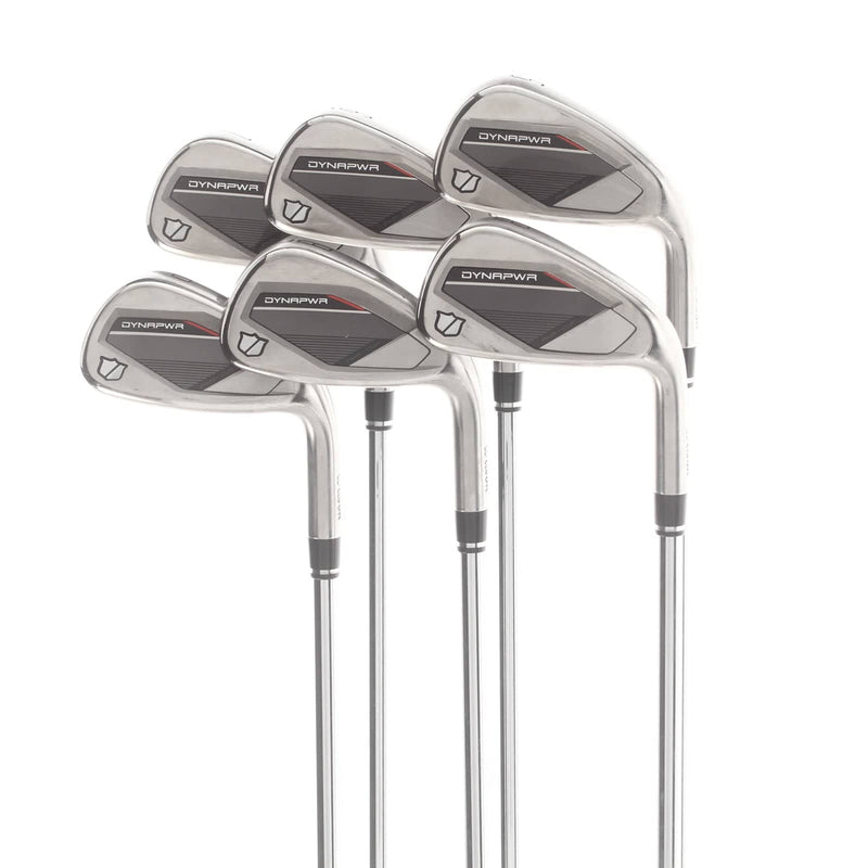 Wilson Dynapwr Steel Mens Right Hand Irons 5-PW Regular - KBS MAx Ultralite