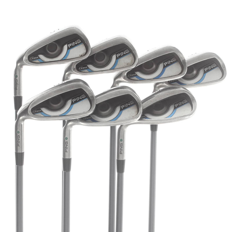 Ping G-Max Graphite Mens Left Hand Irons 5-SW Regular - CFS 70 g