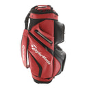 TaylorMade Deluxe Cart Bag - Red/Black