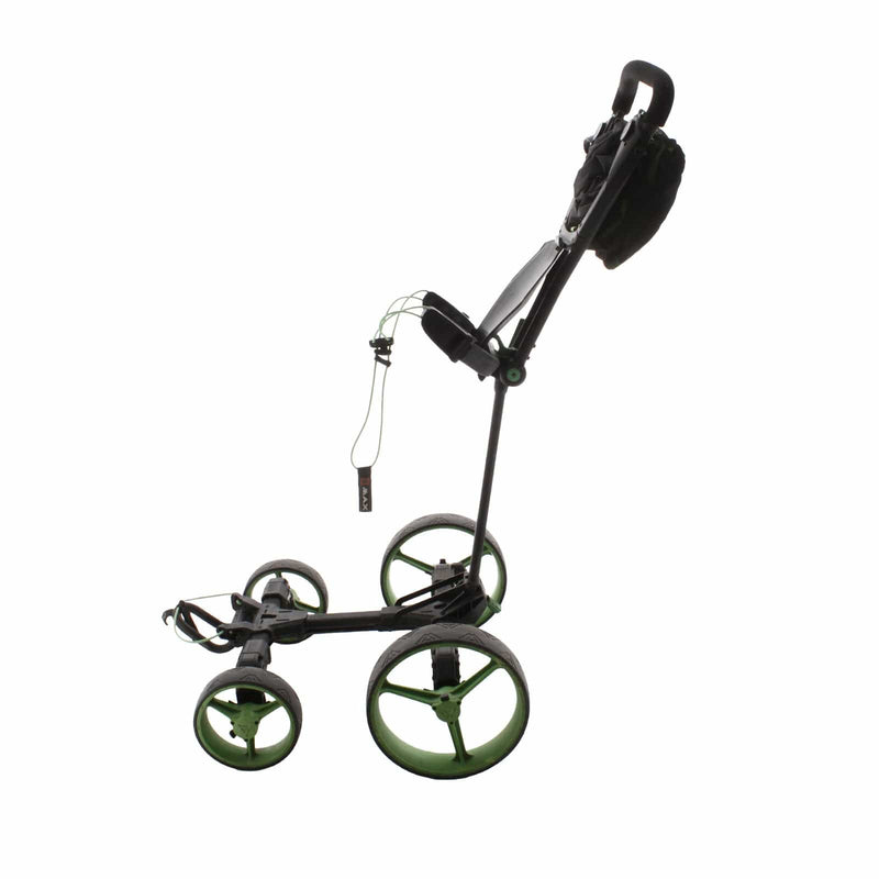 Big Max Flat Fold 3-Wheel Push/Pull Trolley - Black/Green