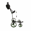 Big Max Flat Fold 3-Wheel Push/Pull Trolley - Black/Green