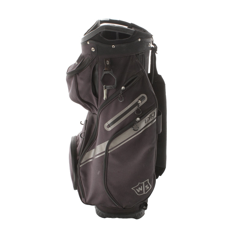 Wilson EXD Cart Bag - Black/Silver