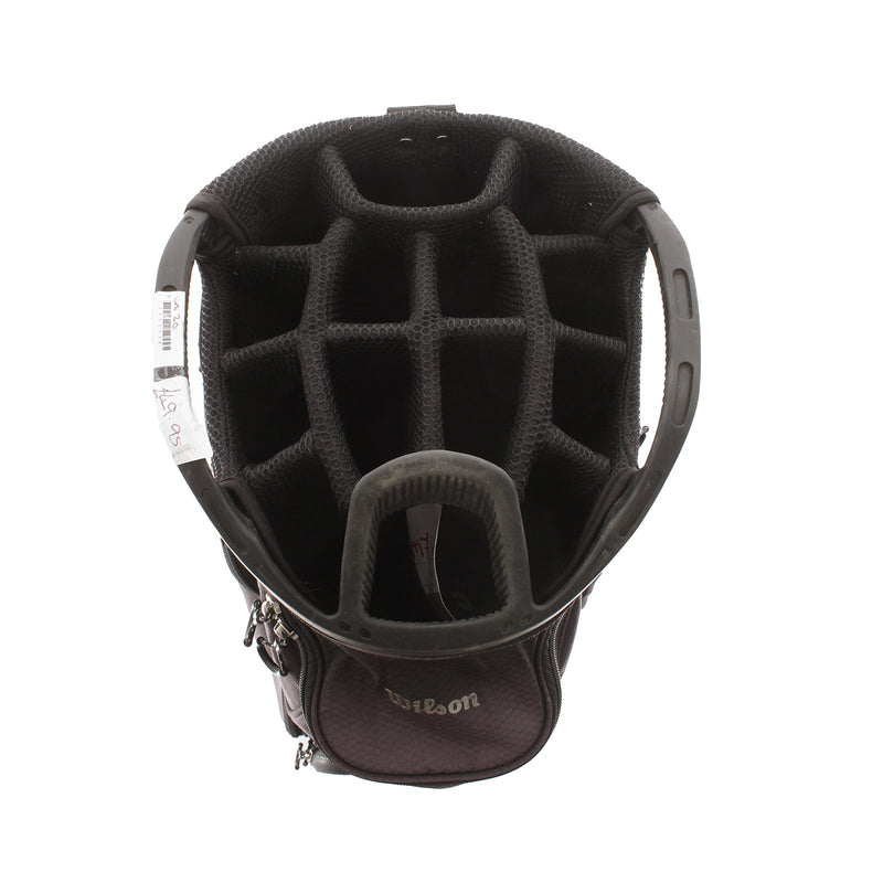 Wilson EXD Cart Bag - Black/Silver