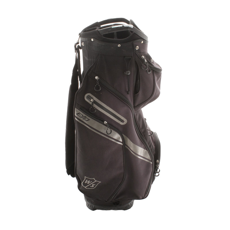 Wilson EXD Cart Bag - Black/Silver
