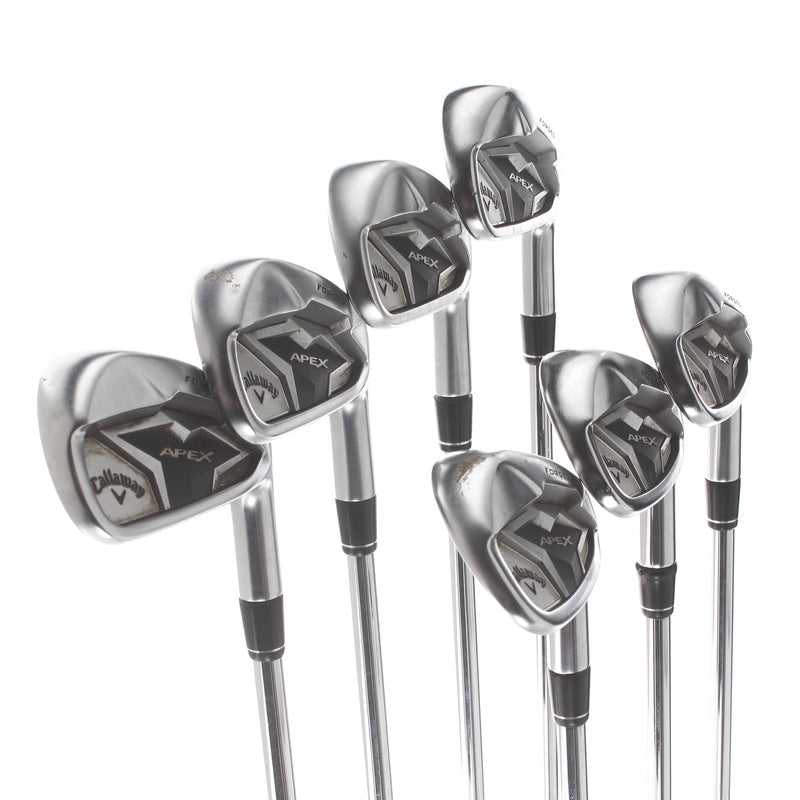 Callaway APex Forged CF19 Steel Mens Right Hand Irons 4-PW Stiff - Elevate 95