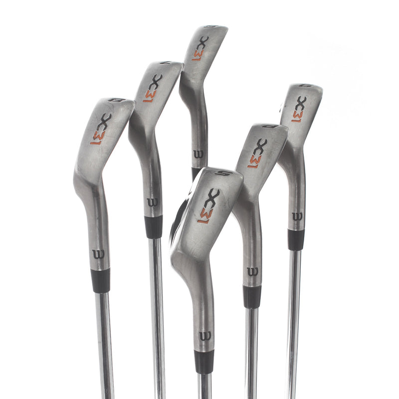 Wilson X-31 Steel Mens Right Hand Irons 6-SW Regular - Wilson Steel 85g