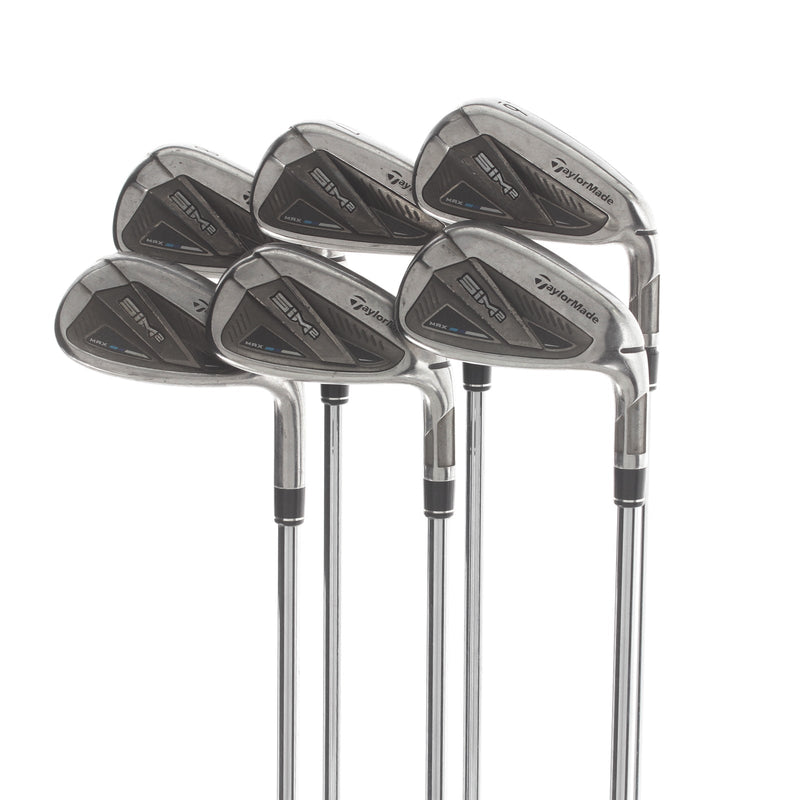 TaylorMade Sim 2 Max Steel Mens Right Hand Irons 7-SW Stiff - KBS Max MT 85g