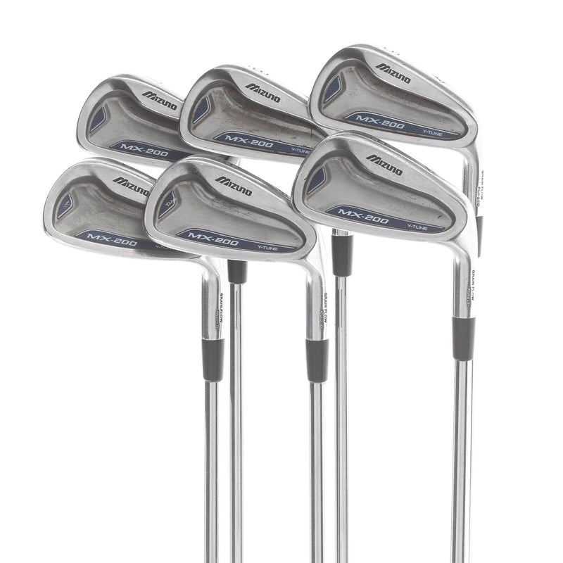 Mizuno MX-200 Steel Mens Right Hand Irons 5-PW Stiff - Mizuno