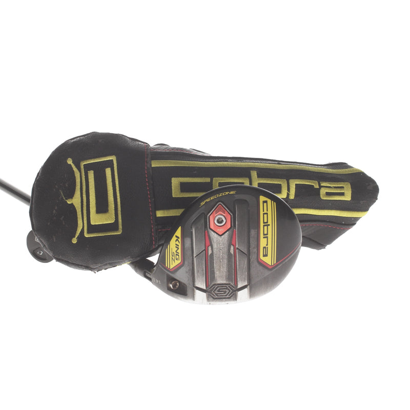 Cobra King SZ Graphite Mens Right Hand Fairway 3 Wood 14.5* Stiff - HZRDUS Smoke Yellow