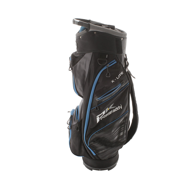 PowaKaddy X-Lite Edition Cart Bag - Black/Blue
