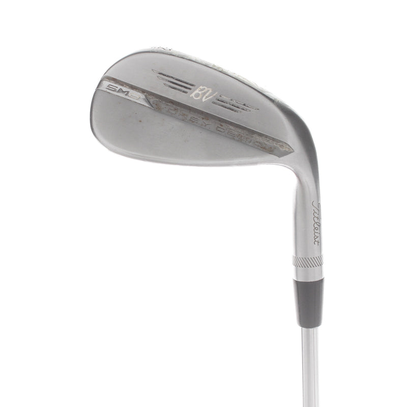 Titleist Vokey SM8 Chrome Steel Mens Right Hand Gap Wedge 52* 8 Bounce F Grind Wedge Flex - Vokey