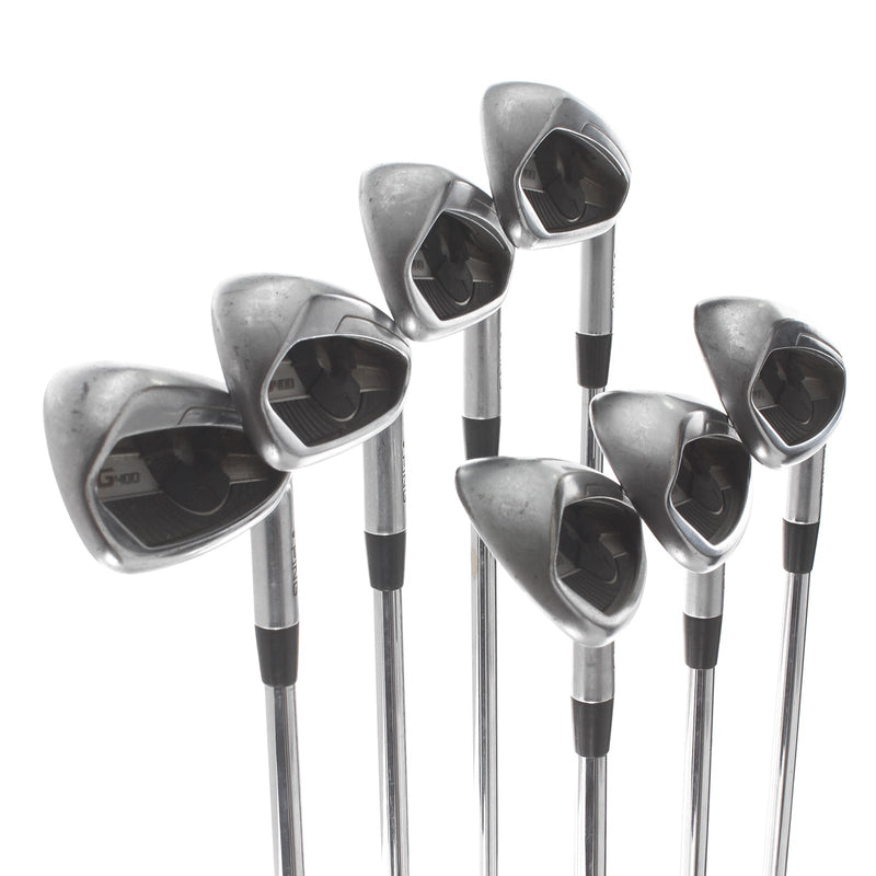 Ping G-400 Steel Mens Right Hand Irons 5-GW Green Dot Stiff - Modus Tour 105g