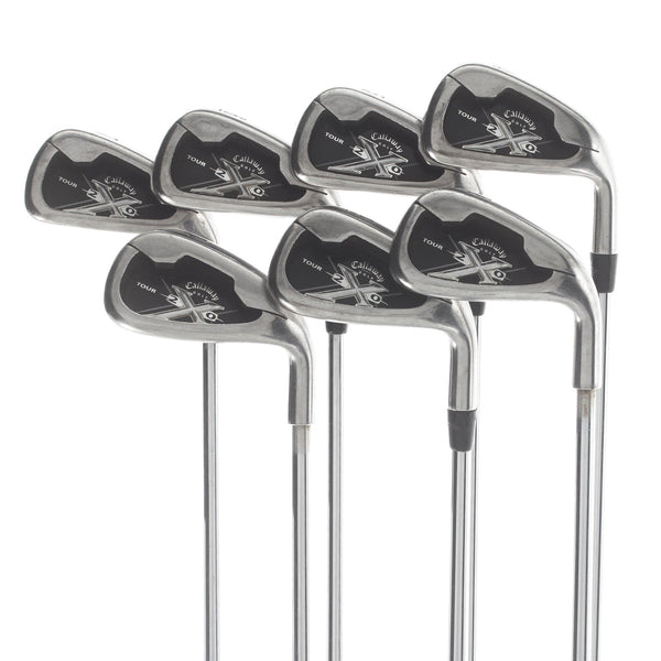 Callaway X20 Tour Steel Mens Right Hand Irons 4-PW Stiff - Project X Rifle