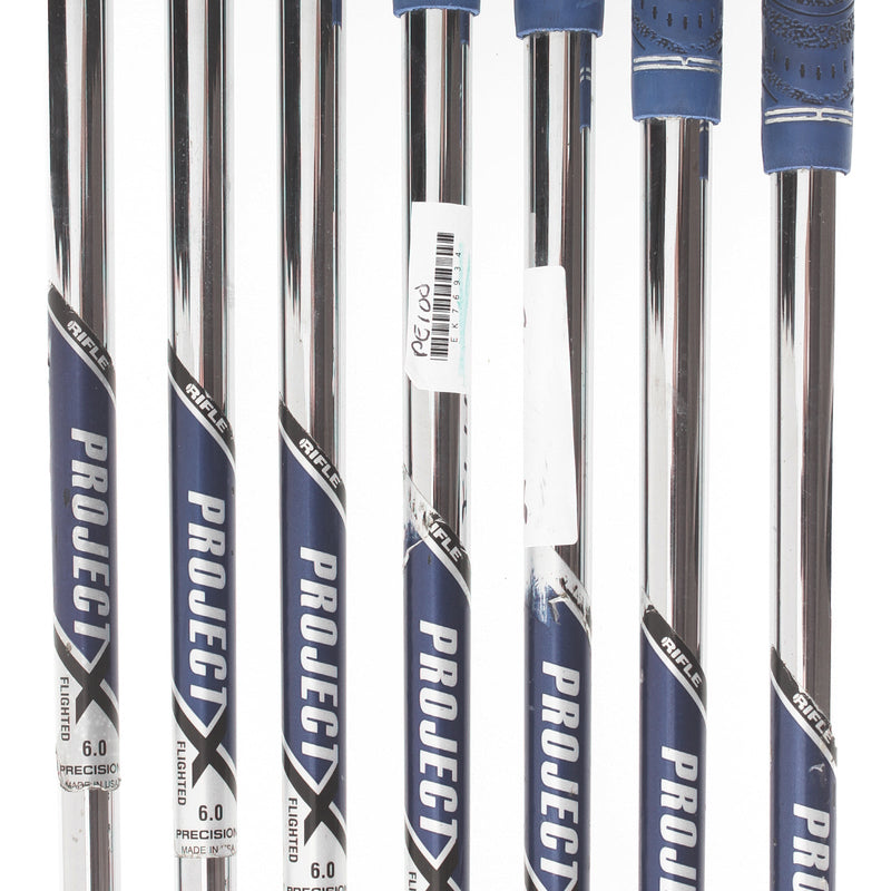 Callaway X20 Tour Steel Mens Right Hand Irons 4-PW Stiff - Project X Rifle