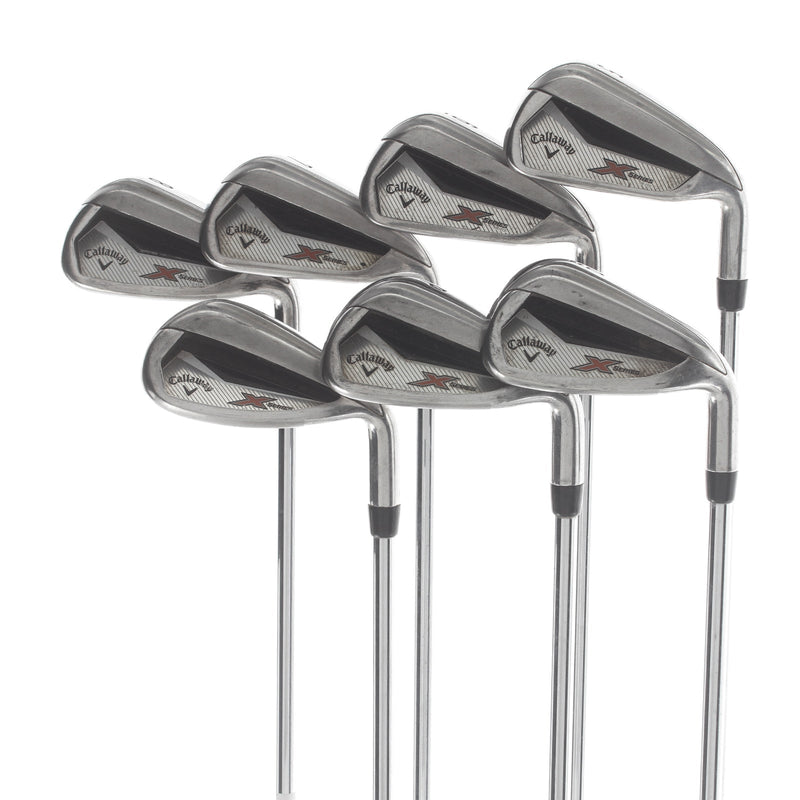 Callaway X-Series Steel Mens Right Hand Irons 5-SW Uniflex - Callaway Steel