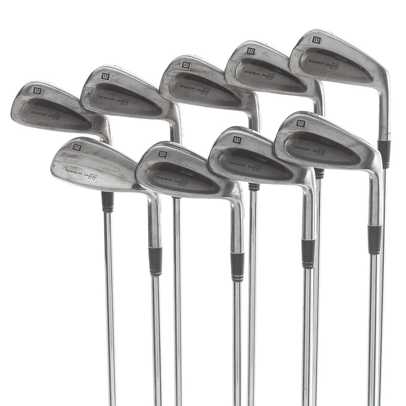 Wilson Deep Red-2 Steel Mens Right Hand Irons 3-SW Regular - Steel