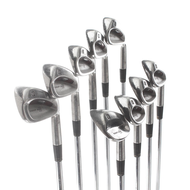 Wilson Deep Red-2 Steel Mens Right Hand Irons 3-SW Regular - Steel