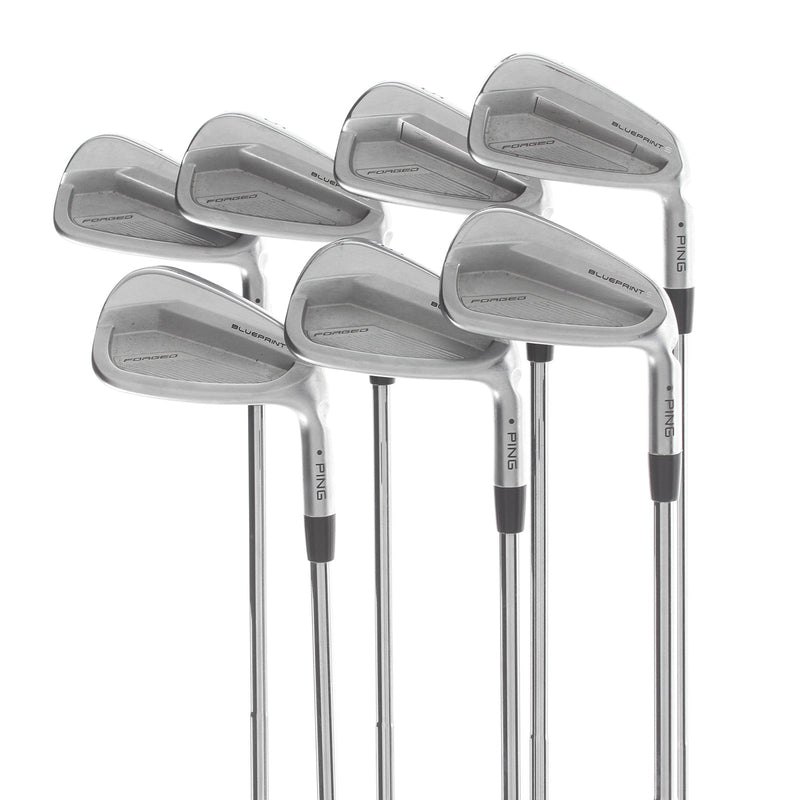 Ping Blue Print-s Steel Mens Right Hand Irons 4-PW Stiff - Dynamic Gold Mid 115