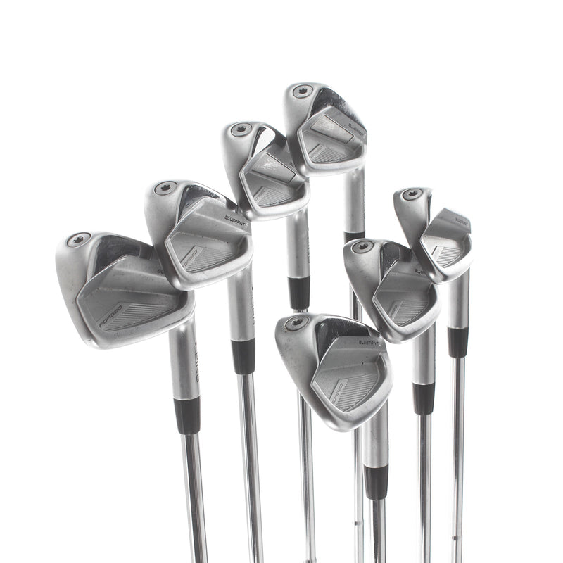 Ping Blue Print-s Steel Mens Right Hand Irons 4-PW Stiff - Dynamic Gold Mid 115