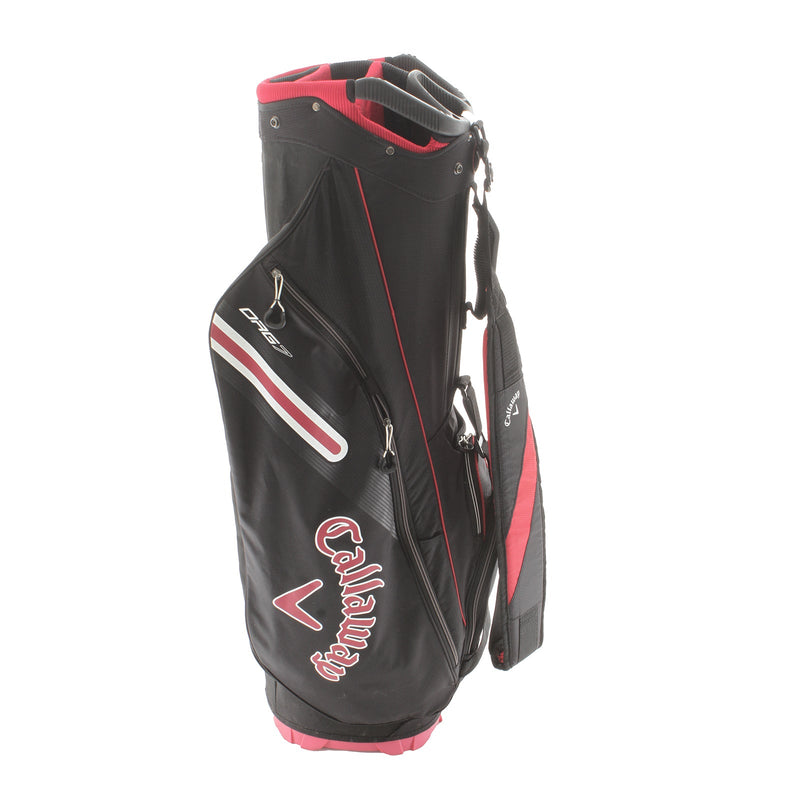Callaway Org-7 Cart Bag - Black/Red