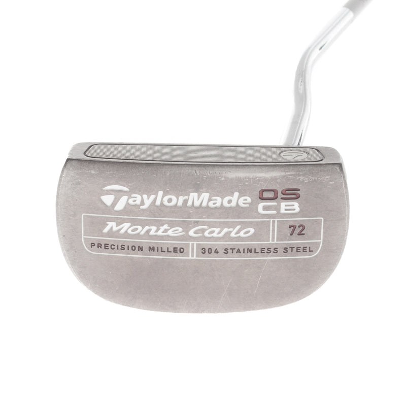TaylorMade Monte Carl 72 Mens Right Hand Putter 35" Mallet Steel - Super Stroke