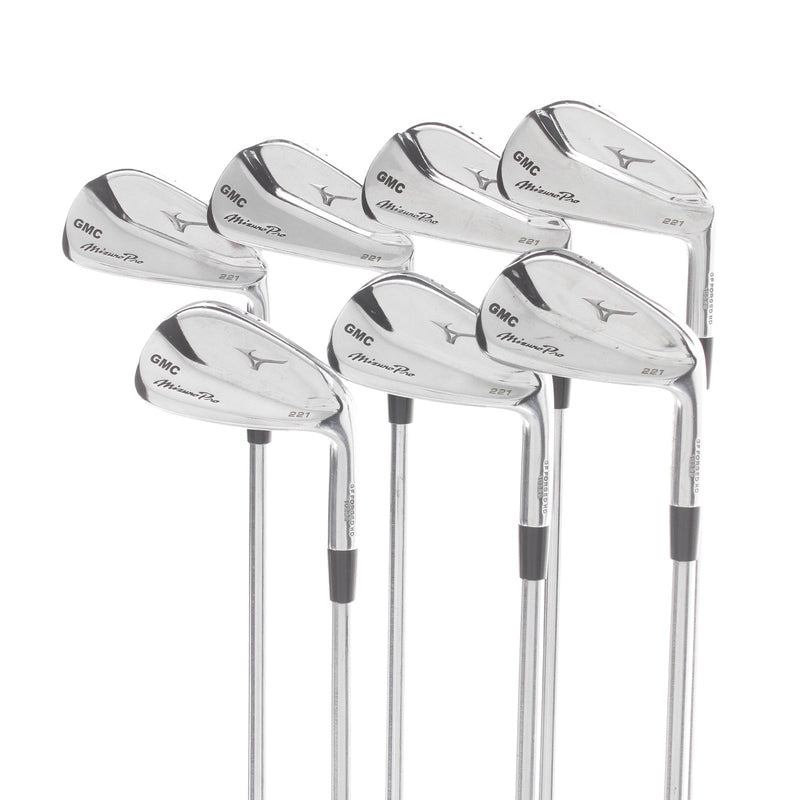 Mizuno Pro 221 Steel Mens Right Hand Irons 4-PW Stiff - Project X LS 6.0 120g