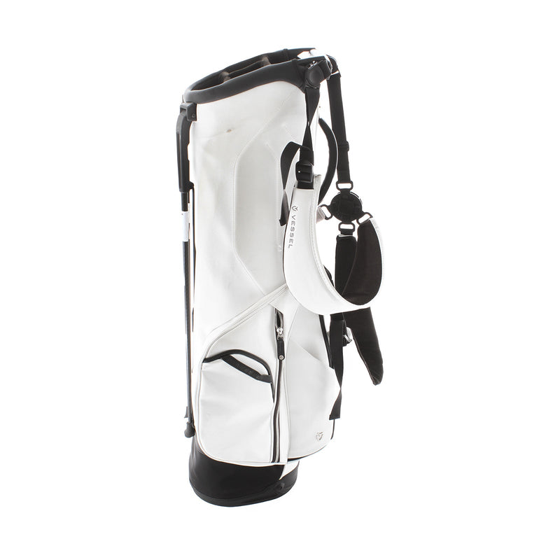 Vessel Leather Classic Stand Bag - White