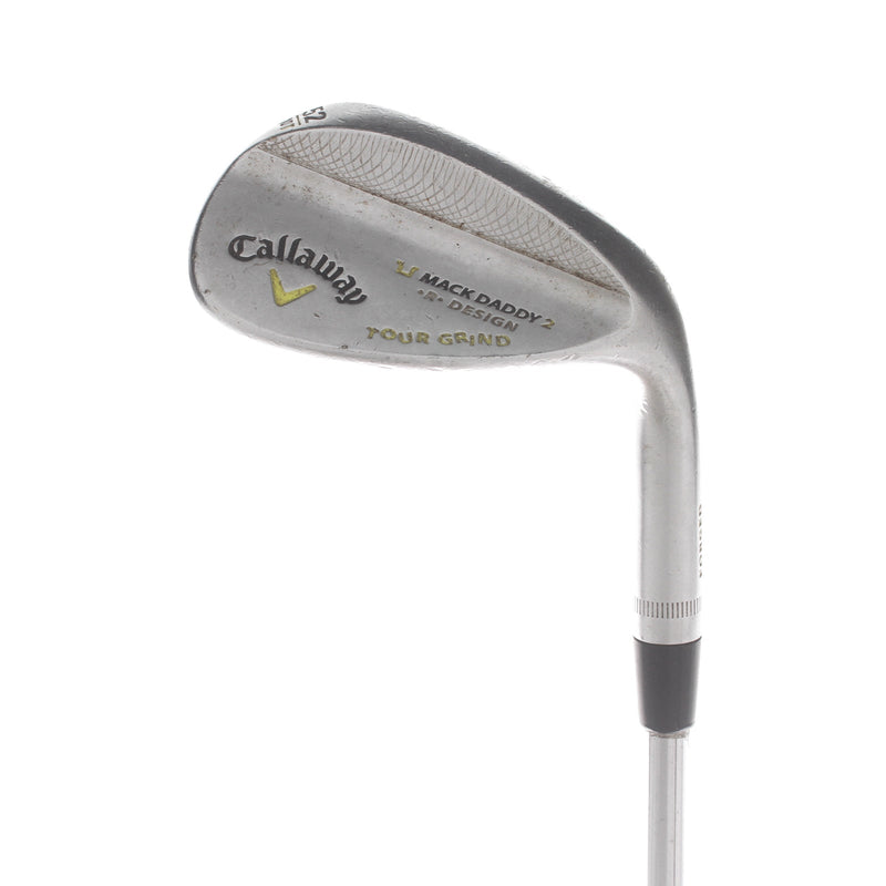 Callaway Mack Daddy 2 Steel Mens Right Hand Gap Wedge 52* 10 Bounce T Grind Wedge Flex - Callaway