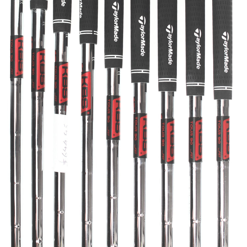 TaylorMade Sim Max Steel Mens Right Hand 4-Pw-Uw-Sw Stiff - KBS Tour90