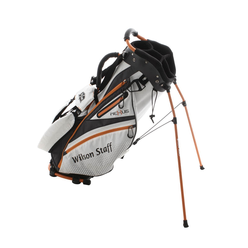 Wilson Staff Nexus Stand Bag - White/Orange/Black