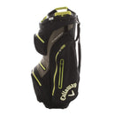 Callaway Hyper Dry 15 Cart Bag - Black/Yellow/Grey
