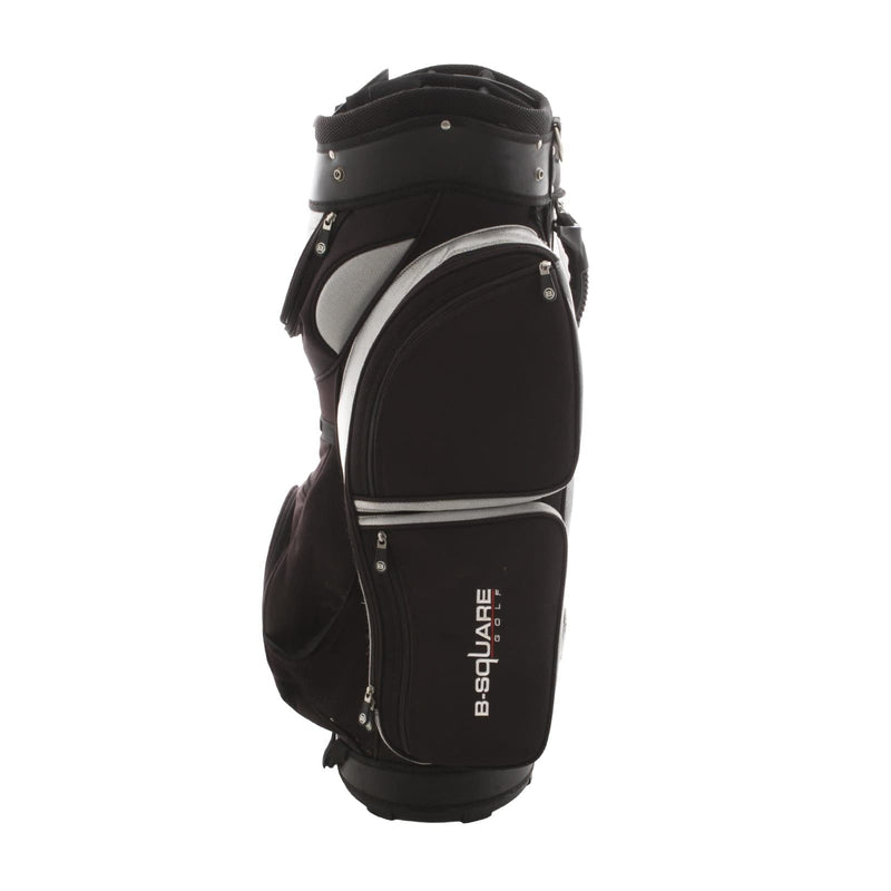 B-Square Golf B2 Cart Bag - Black/Silver
