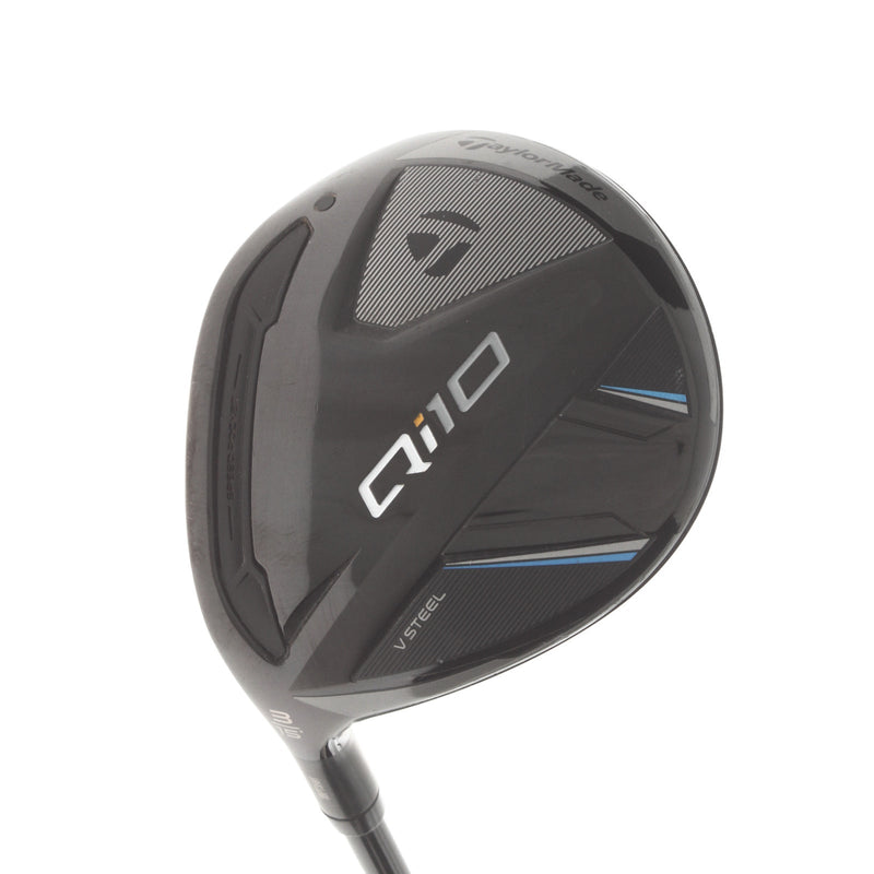 TaylorMade Qi10 Graphite Mens Left Hand Fairway 3 Wood 15* Stiff - Fujikura Ventus TR Blue 6