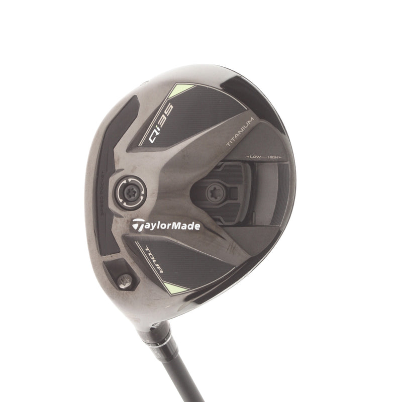 TaylorMade Qi35 Tour Graphite Mens Left Hand Fairway 3 Wood 15* Stiff - Mitsubishi Chemical Kai'li Blue DarkWave FW 75