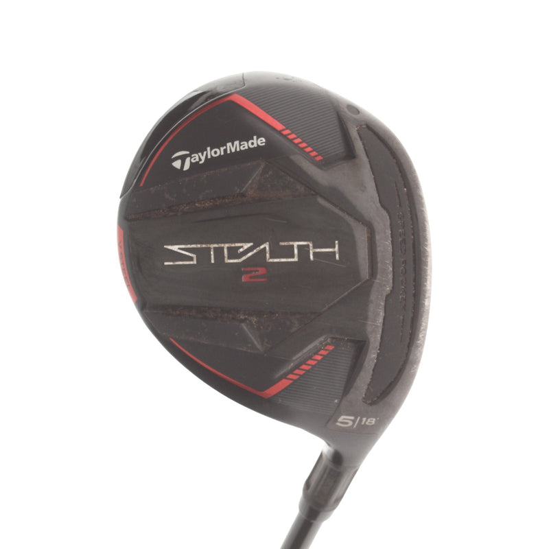 TaylorMade Stealth 2 Graphite Mens Right Hand Fairway 5 Wood 18* Regular - Fujikura Ventus TR Red 5