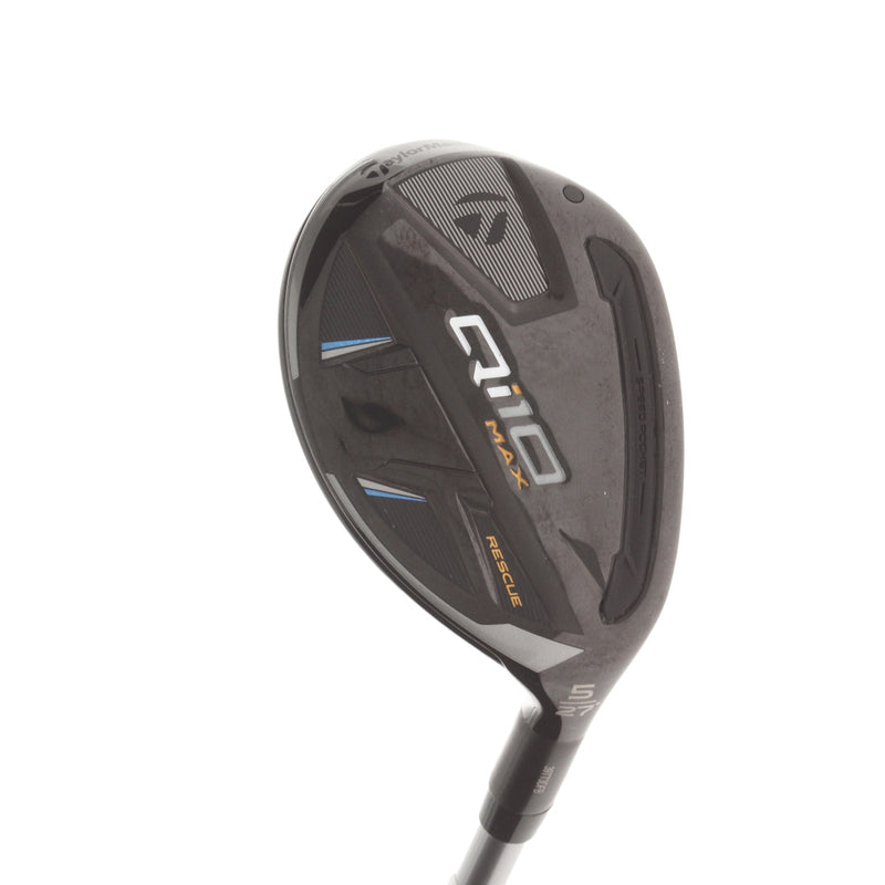 TaylorMade Qi10 Max Rescue Graphite Mens Right Hand 5 Hybrid 27* Senior - Fujikura Speeder NX TCS 50