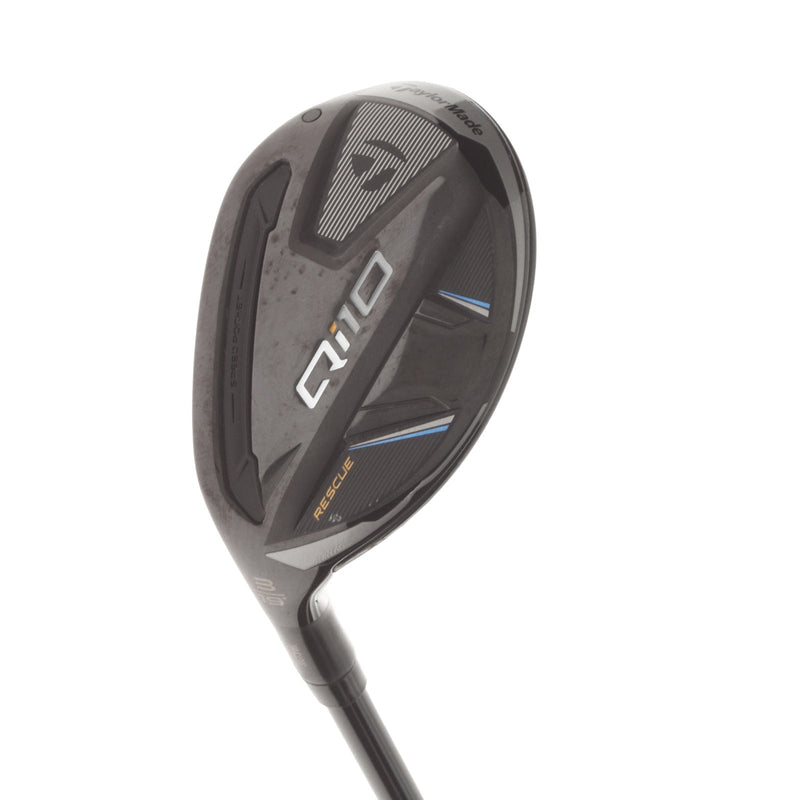 TaylorMade Qi10 Rescue Graphite Mens Left Hand 3 Hybrid 19* Stiff - Fujikura Ventus TR Blue HB 7