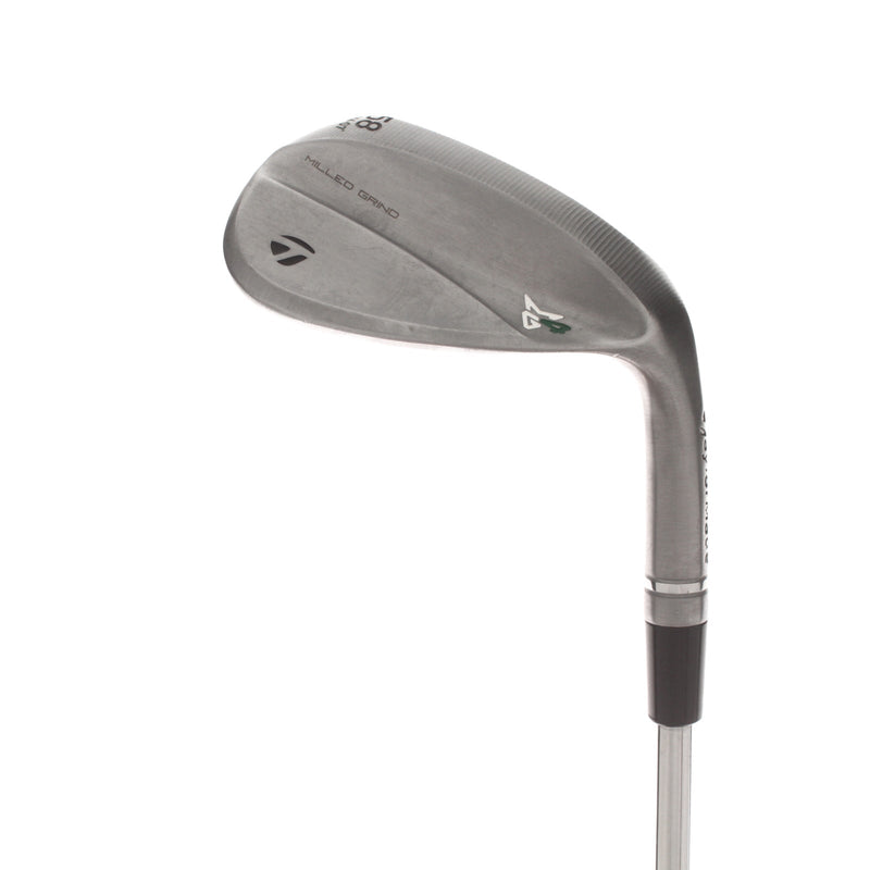 TaylorMade Milled Grind 4 Chrome Steel Mens Right Hand Lob Wedge 58* 9 Bounce SBC Grind Wedge - True Temper Dynamic Gold 115 Tour Issue