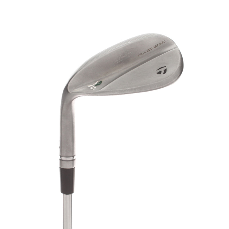 TaylorMade Milled Grind 4 Chrome Steel Mens Left Hand Lob Wedge 60* 10 Bounce SB Grind Wedge - True Temper Dynamic Gold 115 Tour Issue