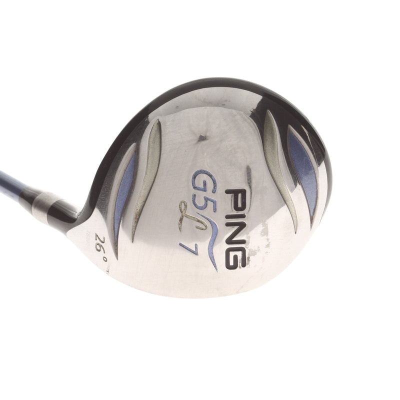 Ping G5 Graphite Ladies Right Hand Fairway 7 Wood 26* Ladies - Ping ULT 50