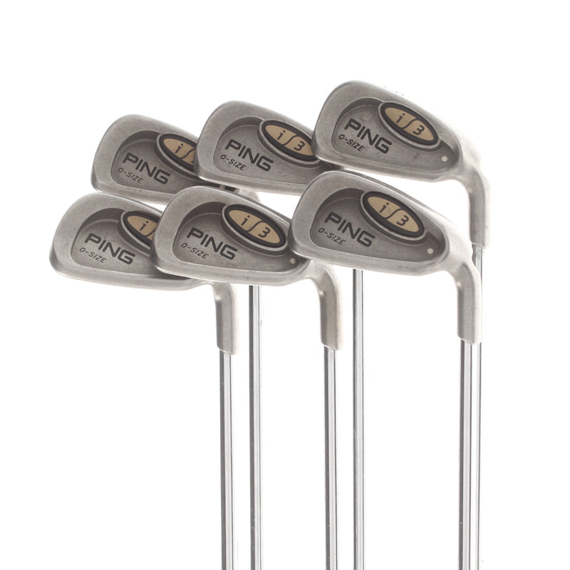 Ping i3 Steel Mens Right Hand Irons 5-PW White Dot 3* Upright Senior -