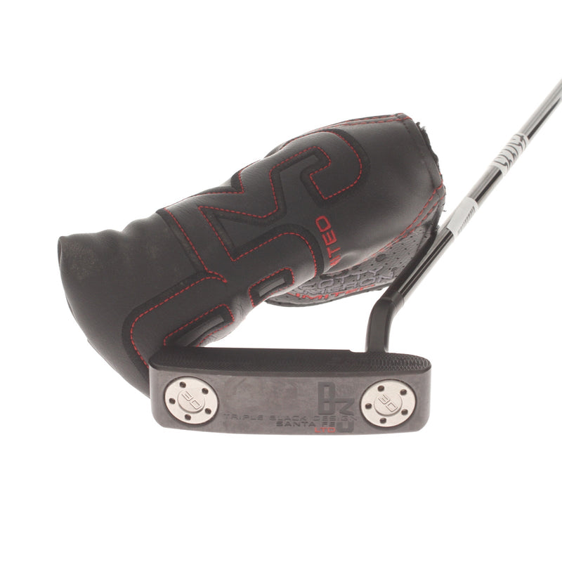 Scotty Cameron B3 Triple Black Design Santa Fe LTD Mens Right Hand Putter 35" Blade - Golf Pride Scotty Cameron