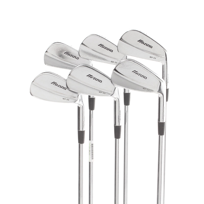 Mizuno MP-33 Steel Mens Right Hand Irons 5-PW Stiff - Dynamic Gold