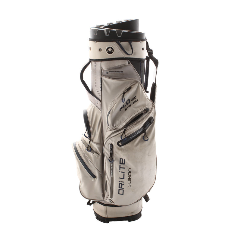 Big Max Dri Lite Silencio Cart Bag - Beige/Blue/Black