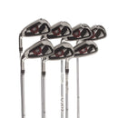 Wilson D100 Steel Mens Left Hand Irons 5-SW Uniflex - Wilson SL85