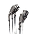 Wilson D100 Steel Mens Left Hand Irons 5-SW Uniflex - Wilson SL85